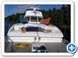 Anchored in Andrews Bay for the weekend, Sept 2011
