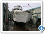 Haulout for cleaning, fastener checks and new bottom paint, March 2012