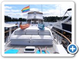 Anchored in Andrews Bay with Olympic Yacht Club, Aug 2012