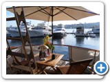 Morning on aft deck in home port, summer 2012