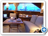 Our quiet 2-person Thanksgiving dinner onboard in Port of Poulsbo, Nov 2012