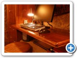 Computer desk in Master Stateroom