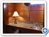 Master Stateroom Head, shower is around the left corner