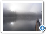 Foggy morning anchored in Andrews Bay, Oct 2012