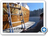 Anchored in Andrews Bay, Oct 2012