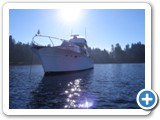 Anchored in Andrews Bay, Oct 2012
